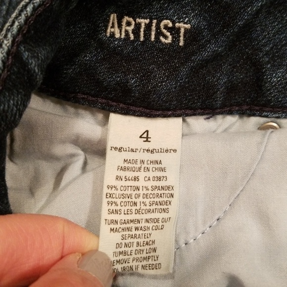 American Eagle Cropped Artist Stretch Jeans in 4 - Picture 6 of 8
